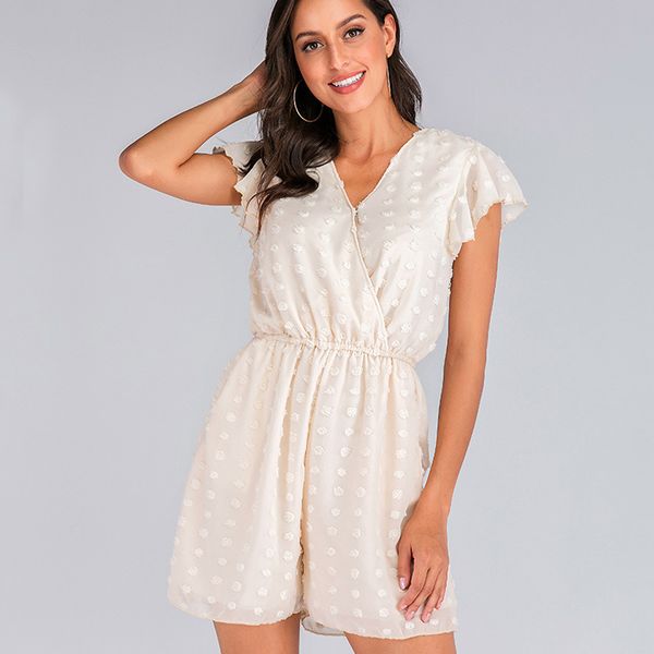 fashion women short sleeve playsuit v neck casual summer short jumpsuit romper black elegant ladies elastic waist romper pink t200704, Black;white
fashion women short sleeve playsuit v neck casual summer short jumpsuit romper black elegant ladies elastic waist romper pink t200704, Black;white