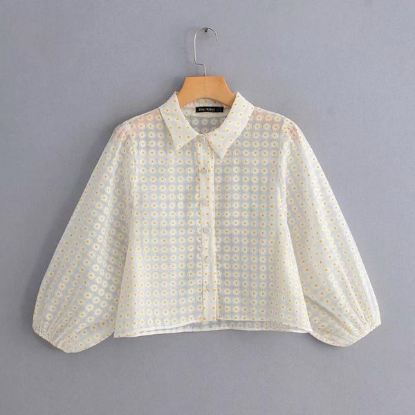 2021 fashion women spring autumn nine quarter sleeve blouse shirt casual slim printed turn-down collar female transparent, White
2021 fashion women spring autumn nine quarter sleeve blouse shirt casual slim printed turn-down collar female transparent, White