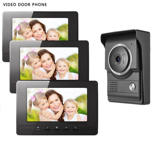 video door phones home security phone intercom systerm 7''tft lcd screen three monitor doorphone for villa night vision camera1
video door phones home security phone intercom systerm 7''tft lcd screen three monitor doorphone for villa night vision camera1
