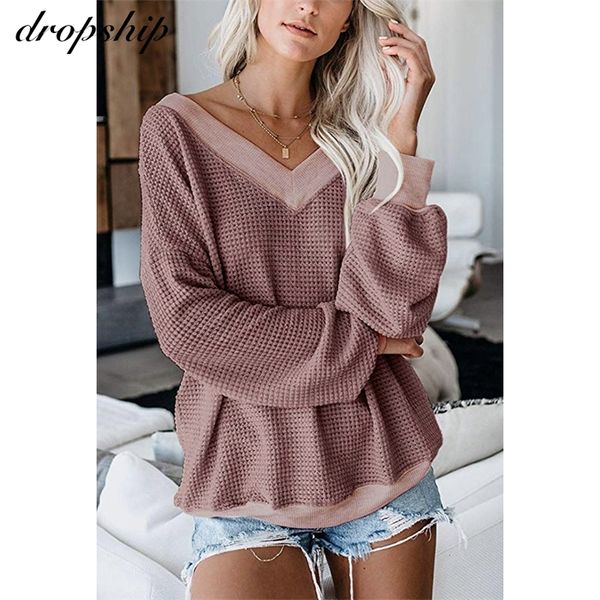 v neck women sweaters and pullovers knitted autumn winter clothing solid basic loose pullover female jumper sweater lady outwear y200720, White;black
v neck women sweaters and pullovers knitted autumn winter clothing solid basic loose pullover female jumper sweater lady outwear y200720, White;black