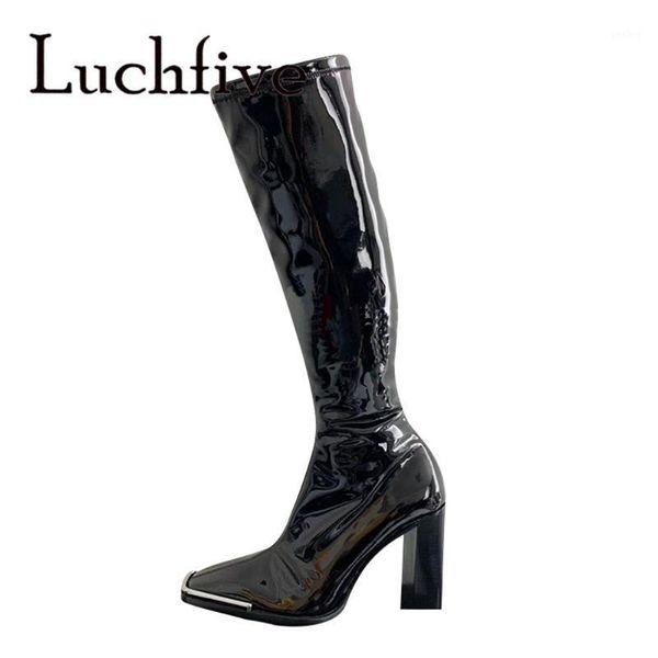 10cm shiny black heel winter knee high boots square metal toe winter leather shoes women long botas mujer1
10cm shiny black heel winter knee high boots square metal toe winter leather shoes women long botas mujer1