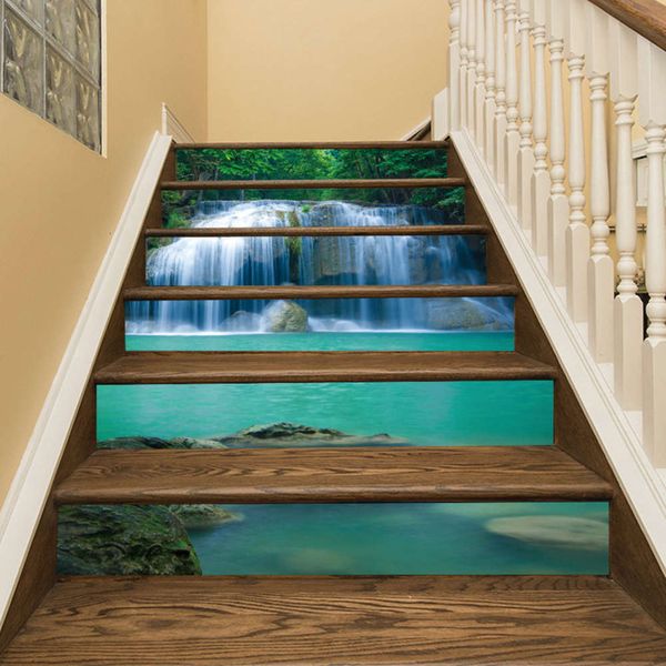 new waterfall scenery stairs decorative wall self adhive removable waterproof pvc home art sticker
new waterfall scenery stairs decorative wall self adhive removable waterproof pvc home art sticker