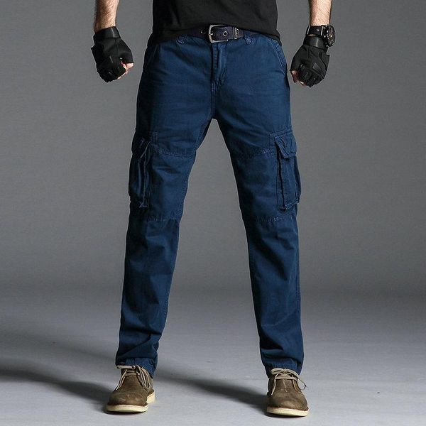 men's pants multi-pocket cargo men 2021 cotton casual trousers solid tactical mens, Black
men's pants multi-pocket cargo men 2021 cotton casual trousers solid tactical mens, Black
