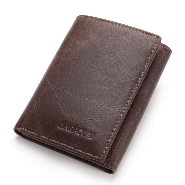 jiaolai brand vintage men's genuine leather wallet small man purse card holder money bag for male, Red;black
jiaolai brand vintage men's genuine leather wallet small man purse card holder money bag for male, Red;black