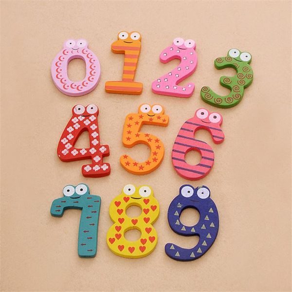 10 pieces of funny refrigerator magnet numbers 0-9 wooden educational stickers colorful cartoon kids children math
10 pieces of funny refrigerator magnet numbers 0-9 wooden educational stickers colorful cartoon kids children math