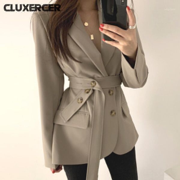 2020 women's korean blazers jacket elegant female lace up long sleeve female casual solid suit coats1, White;black
2020 women's korean blazers jacket elegant female lace up long sleeve female casual solid suit coats1, White;black