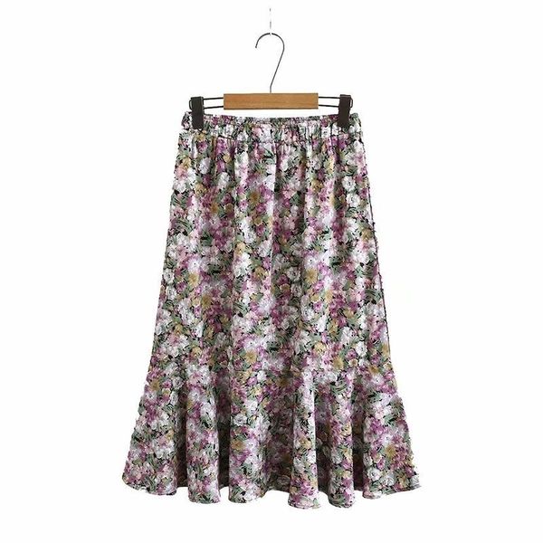 summer plus size printed floral skirt female students loose medium long waist mermaid skirts roki, Black
summer plus size printed floral skirt female students loose medium long waist mermaid skirts roki, Black