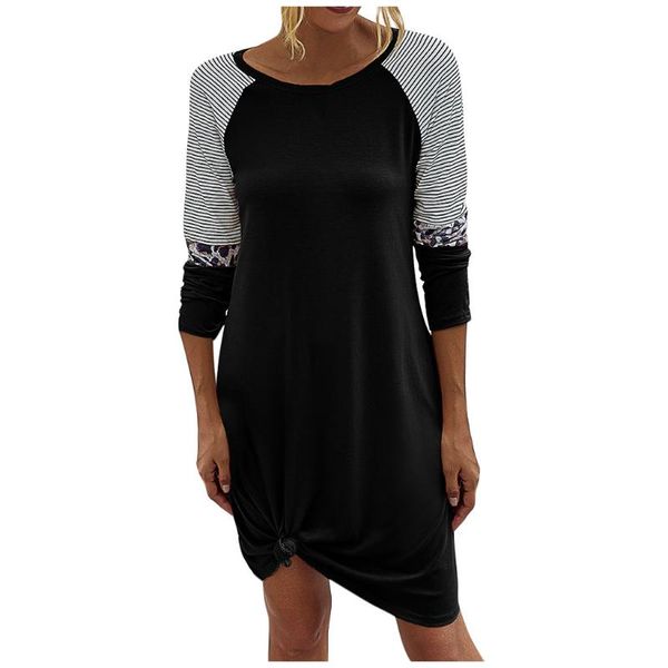 women fashion splicing stripe easy leisure time long sleeves pocket dress ladies autumn party knee length dress sexy, Black;gray
women fashion splicing stripe easy leisure time long sleeves pocket dress ladies autumn party knee length dress sexy, Black;gray