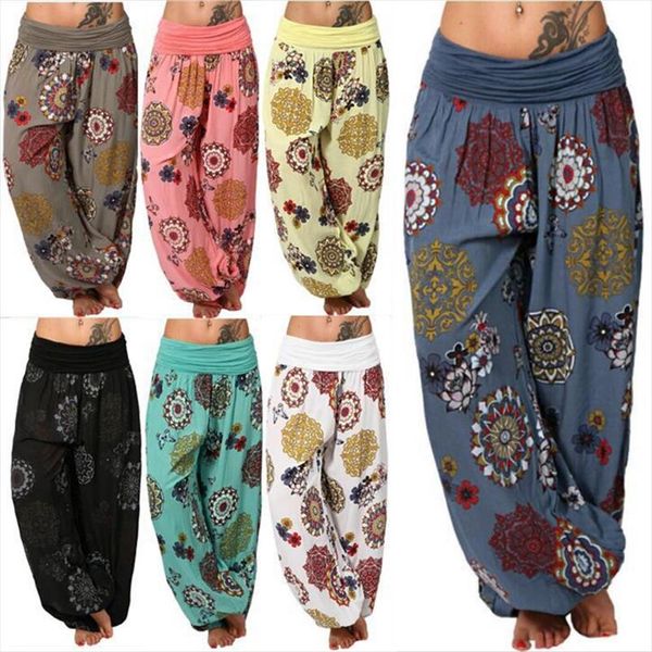 s 5xl plus size women casual bohemia print wide leg loose high waist trousers harem pants casual baggy 7 colors hip, Black;white
s 5xl plus size women casual bohemia print wide leg loose high waist trousers harem pants casual baggy 7 colors hip, Black;white