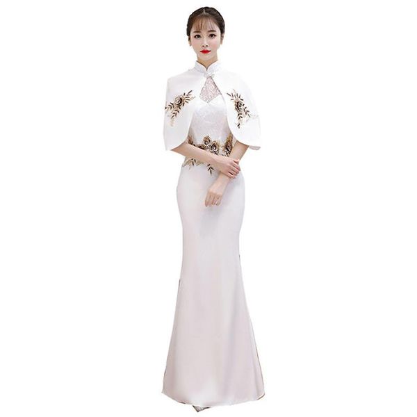 ethnic clothing wedding party cheongsam oriental evening dress chinese traditional women elegant qipao long robe retro vestido s l xl, Red
ethnic clothing wedding party cheongsam oriental evening dress chinese traditional women elegant qipao long robe retro vestido s l xl, Red