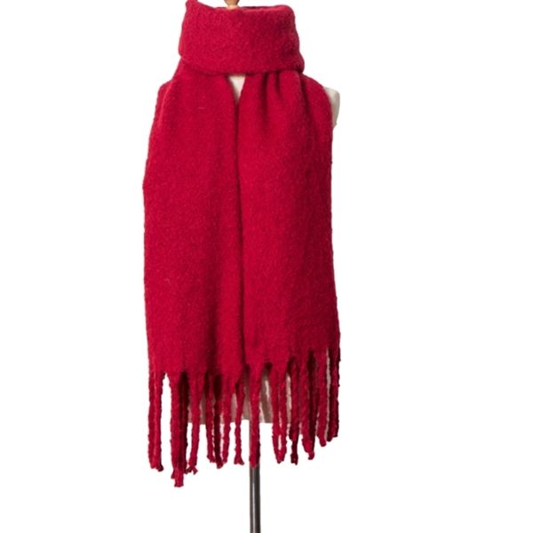 new autumn/winter olid-colored shawl scarves women thick tassel scarf lp700 y201024, Blue;gray
new autumn/winter olid-colored shawl scarves women thick tassel scarf lp700 y201024, Blue;gray