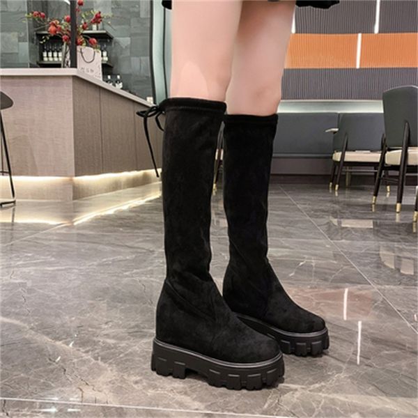 winter 2021 new on the knee women thigh fashion shoes high heels slide in elastic boots ohst, Black
winter 2021 new on the knee women thigh fashion shoes high heels slide in elastic boots ohst, Black