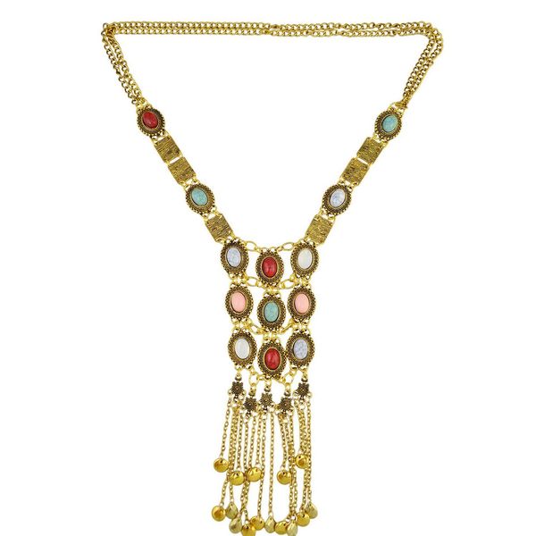 2colors idealway women silver gold plated chain turquoise bead long tassel pendant necklace j5jdp
2colors idealway women silver gold plated chain turquoise bead long tassel pendant necklace j5jdp
