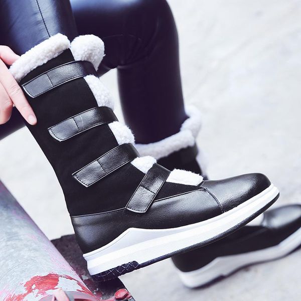 snow boots women 2020 new fashion flat bottomed medium tube thermal european station thick bottom large, Black
snow boots women 2020 new fashion flat bottomed medium tube thermal european station thick bottom large, Black