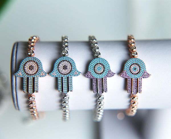 2020 высокое качество cz zircon браслеты hamsa рука очарования браслеты для женщин синие фиолетовые камни ювелирные изделия подарки регулиру, Black
2020 высокое качество cz zircon браслеты hamsa рука очарования браслеты для женщин синие фиолетовые камни ювелирные изделия подарки регулиру, Black