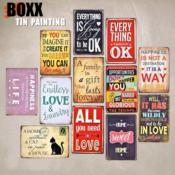3d love life home vintage tin sign art painting bar cafe garage store house wall decor retro metal poster
3d love life home vintage tin sign art painting bar cafe garage store house wall decor retro metal poster