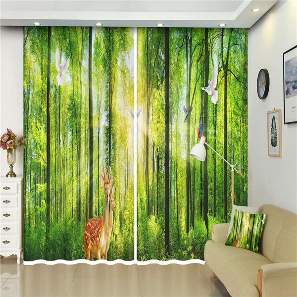 fashion customized 3d curtain green forest fawn p blackout window drapes luxury 3d curtains for living room bed room office1
fashion customized 3d curtain green forest fawn p blackout window drapes luxury 3d curtains for living room bed room office1