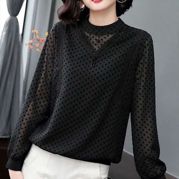 plus size chiffon blouses women casual shirt new 2020 korean style fashion lace polka dot elegant ladies and blouses p471, White
plus size chiffon blouses women casual shirt new 2020 korean style fashion lace polka dot elegant ladies and blouses p471, White