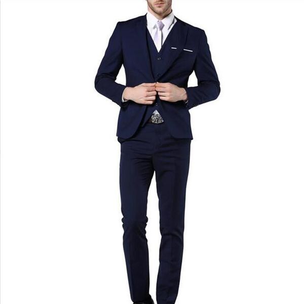 classic high-quality men's suit gray lapel single-breasted men's wedding gowns and prom dresses (jacket + pants + vest) custom, White;black
classic high-quality men's suit gray lapel single-breasted men's wedding gowns and prom dresses (jacket + pants + vest) custom, White;black