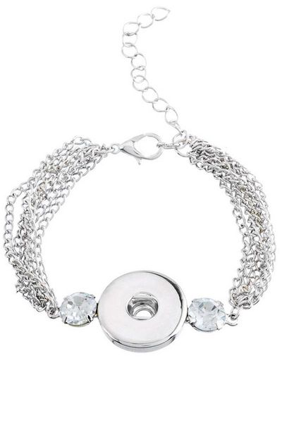 charm bracelets fashion charming crystal chains metal snap bracelet 15cm adjustable fit 18mm buttons jewelry wholesale sg0095, Golden;silver 
charm bracelets fashion charming crystal chains metal snap bracelet 15cm adjustable fit 18mm buttons jewelry wholesale sg0095, Golden;silver