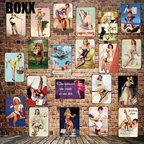 2021 pin up винтажный сексуальный металлический знак настенные настенные находки пользовательские картины античный подарок в паб комната дек
2021 pin up винтажный сексуальный металлический знак настенные настенные находки пользовательские картины античный подарок в паб комната дек