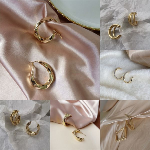 2tut fashion fashion female models stud section of the light korean earrings night stud jewelry ear new, Golden
2tut fashion fashion female models stud section of the light korean earrings night stud jewelry ear new, Golden