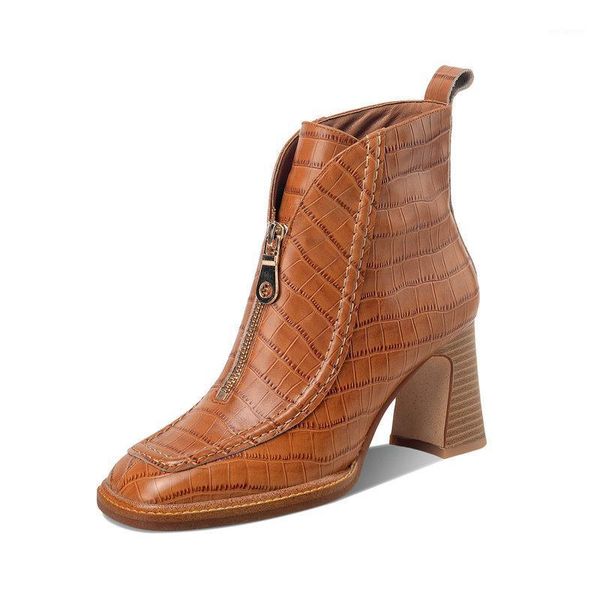 autumn winter concise ladies ankle boots zipper square toe dress party shoes woman new genuine leather high heels boots1, Black
autumn winter concise ladies ankle boots zipper square toe dress party shoes woman new genuine leather high heels boots1, Black