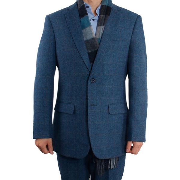 men's suits & blazers dark blue windowpane tweed suit men vintage gentleman style tailored 2021 fashion herringbone slim fit for, White;black
men's suits & blazers dark blue windowpane tweed suit men vintage gentleman style tailored 2021 fashion herringbone slim fit for, White;black