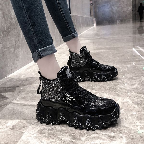 new winter plush sneaker, Black
new winter plush sneaker, Black