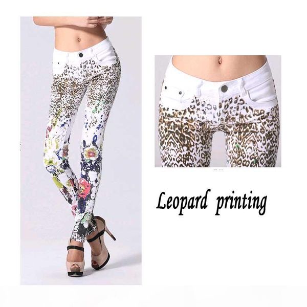 new arrival printing jeans woman casual pencil pants girl washed leopard pattern skinny long women jeans capris, Blue
new arrival printing jeans woman casual pencil pants girl washed leopard pattern skinny long women jeans capris, Blue