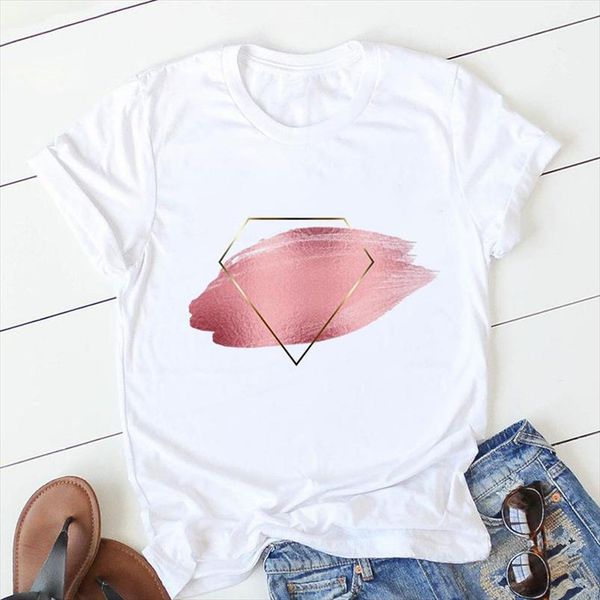 female t shirt geometry print women t shirts kawaii casual summer vogue harajuku tshirt korean style graphic summer tee, White
female t shirt geometry print women t shirts kawaii casual summer vogue harajuku tshirt korean style graphic summer tee, White