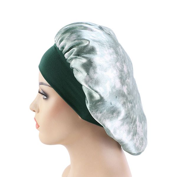 new satin silk bonnet sleep cap large tie-dyed night cap hat salon bonnet head hair covers chemo caps with elastic wide band for women
new satin silk bonnet sleep cap large tie-dyed night cap hat salon bonnet head hair covers chemo caps with elastic wide band for women