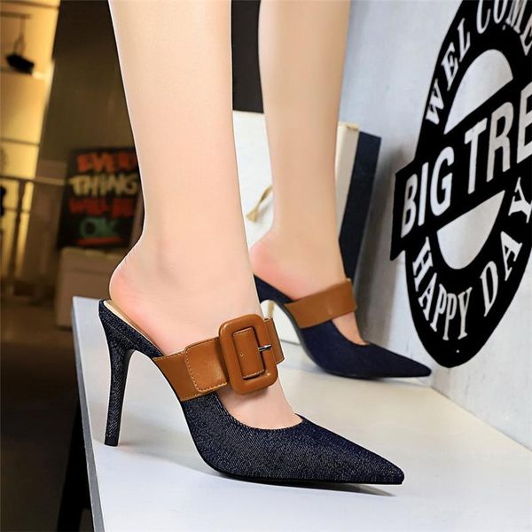 dress shoes elegant for woman mules high heels designer women luxury 2021 extreme heel slippers buty, Black
dress shoes elegant for woman mules high heels designer women luxury 2021 extreme heel slippers buty, Black