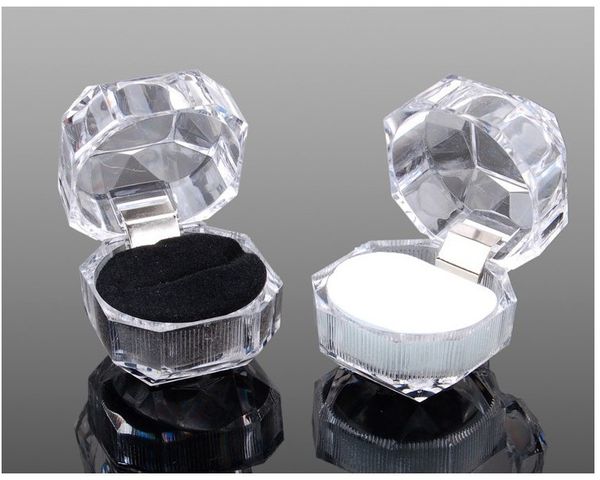 transparent crystal ring boxes acrylic jewelry box earrings jewelry box red black white clear gift box 4*4cm
transparent crystal ring boxes acrylic jewelry box earrings jewelry box red black white clear gift box 4*4cm