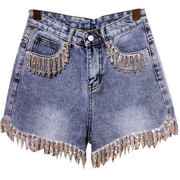 jean shorts women 2021 summer fashion heavy work high waist beads diamond denim shorts, White;black
jean shorts women 2021 summer fashion heavy work high waist beads diamond denim shorts, White;black