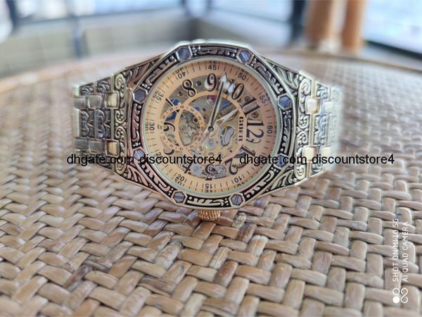2019 leisure single fold buckle electronic hollow belt pointer screw crown general chinese ordinary mechanical watch, Silver
2019 leisure single fold buckle electronic hollow belt pointer screw crown general chinese ordinary mechanical watch, Silver
