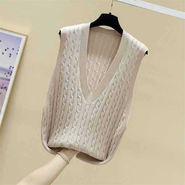 v-neck linen solid color knitted vest women's waistcoat pullover loose sweater women's sleeveless 201028, Black;white
v-neck linen solid color knitted vest women's waistcoat pullover loose sweater women's sleeveless 201028, Black;white
