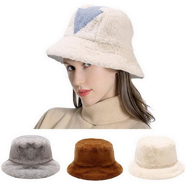 wide brim hats 2021 fashion hip hop white lamb wool fishing caps faux fur arrow symbol bucket or women winter fat, Blue;gray
wide brim hats 2021 fashion hip hop white lamb wool fishing caps faux fur arrow symbol bucket or women winter fat, Blue;gray