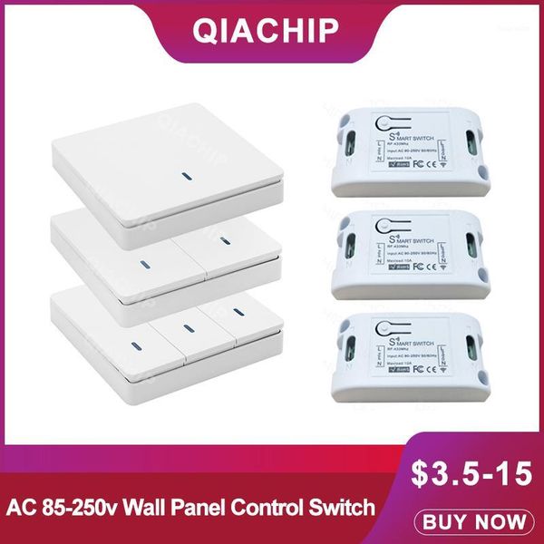 qiachip 433mhz wireless remote control switch ac 110v 220v rf receiver lamp light led switches corridor room wall panel switch1
qiachip 433mhz wireless remote control switch ac 110v 220v rf receiver lamp light led switches corridor room wall panel switch1