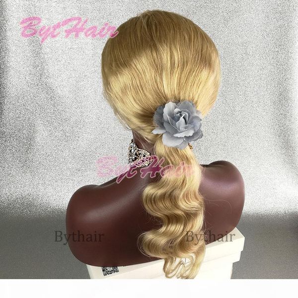 bythair bleached knots blonde #613 color body wave human hair glueless full lace wigs brazilian human hair lace front wigs with baby hairs, Black;brown
bythair bleached knots blonde #613 color body wave human hair glueless full lace wigs brazilian human hair lace front wigs with baby hairs, Black;brown