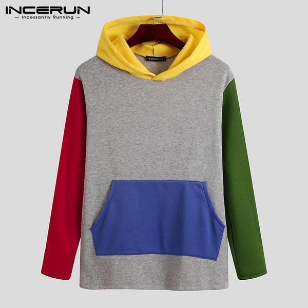 incerun men casual hoodies color block patchwork 2020 long sleeve pockets hooded sweatshirts streetwear workout mens pullovers, Black
incerun men casual hoodies color block patchwork 2020 long sleeve pockets hooded sweatshirts streetwear workout mens pullovers, Black