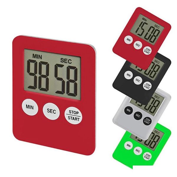 1pcs 5 colors super thin lcd digital screen kitchen timer square cooking count up countdown alarm magnet clock temporizador wl6vu
1pcs 5 colors super thin lcd digital screen kitchen timer square cooking count up countdown alarm magnet clock temporizador wl6vu