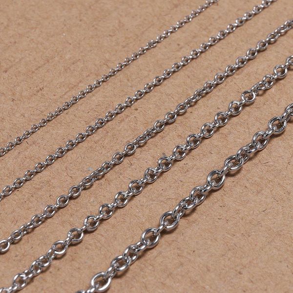 5meter/lot 1.2 1.6 2.5 3 mm cross stainless steel necklaces chains bulk link chain for diy jewelry making findings accessories wmtgne
5meter/lot 1.2 1.6 2.5 3 mm cross stainless steel necklaces chains bulk link chain for diy jewelry making findings accessories wmtgne