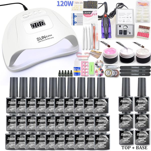 manicure nail set 30pcs gel nail polish set kit 120w uv lamp set electric nail drill art manicure extension kit
manicure nail set 30pcs gel nail polish set kit 120w uv lamp set electric nail drill art manicure extension kit
