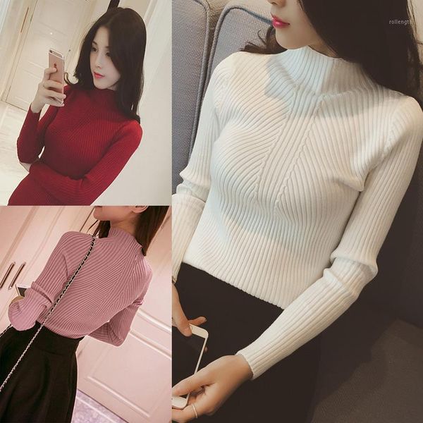 new women's turtleneck sweater women sweaters fashion jersey women winter 2019 autumn pullover sweater jumper truien dames1, White;black
new women's turtleneck sweater women sweaters fashion jersey women winter 2019 autumn pullover sweater jumper truien dames1, White;black