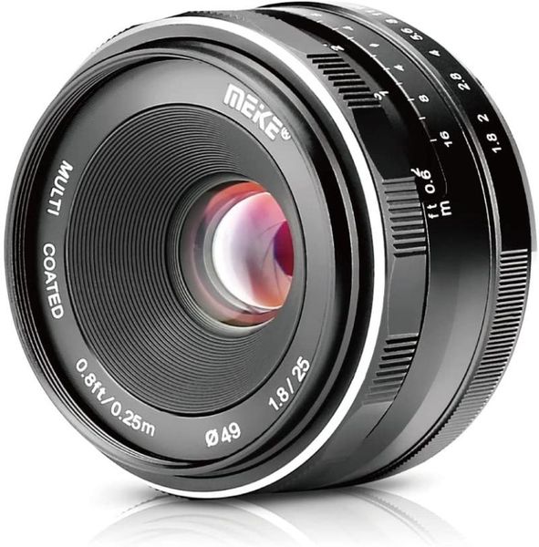 meike 25mm f1.8 aps-c large aperture wide angle micro single portrait landscape lens manual focus lens for sony canon
meike 25mm f1.8 aps-c large aperture wide angle micro single portrait landscape lens manual focus lens for sony canon