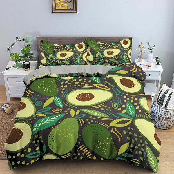 green half avocado duvet cover set fruit comforter covers  king single bedding sets 14 different sizes home textile 
green half avocado duvet cover set fruit comforter covers  king single bedding sets 14 different sizes home textile