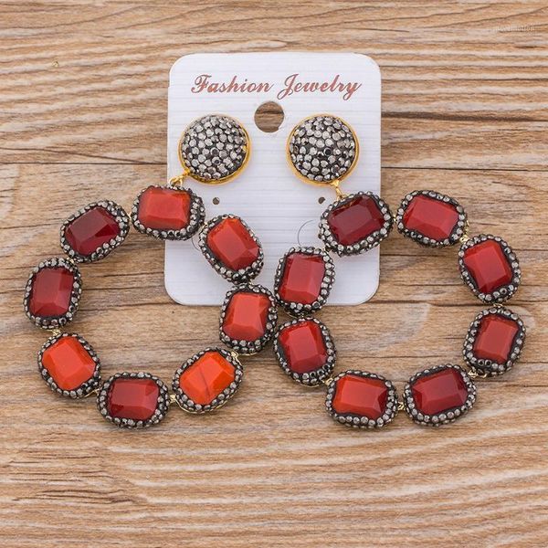 new arrival fashion petal round big geometric drop earrings for women girls hanging dangle cz red earrings modern jewelry gift1, Silver
new arrival fashion petal round big geometric drop earrings for women girls hanging dangle cz red earrings modern jewelry gift1, Silver