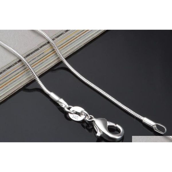 1mm 925 sterling silver smooth snake chains women necklaces jewelry snake chain size 16 18 20 22 24 26 28 30 inch 100pcs ship djxgx
1mm 925 sterling silver smooth snake chains women necklaces jewelry snake chain size 16 18 20 22 24 26 28 30 inch 100pcs ship djxgx