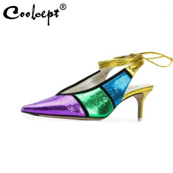 dress shoes coolcept plus size 34-45 women pumps fashion pointed toe mixed color thin heels cross strap party footwear1, Black
dress shoes coolcept plus size 34-45 women pumps fashion pointed toe mixed color thin heels cross strap party footwear1, Black
